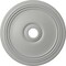 Ekena Millwork Diane Ceiling Medallion (Fits Canopies up to 6 1/4"), Hand-Painted Frost, 24"OD x 3 5/8"ID x 1 1/4"P CM24DIFRF - alternate 1